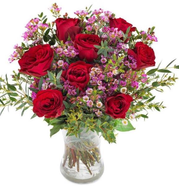 8 Red Roses